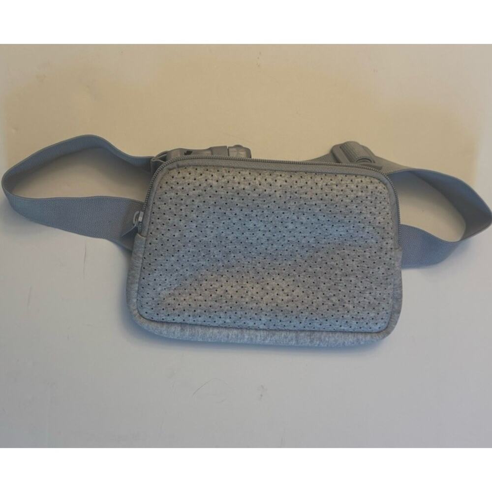 Travel Money Belt Passport Holder Waist Pouch Hidden Anti Theft Gray Bag